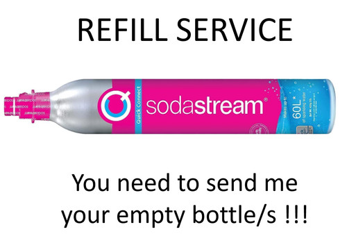 Sodastream pink refill service - sodastream,